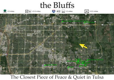 The Bluffs Tulsa Proximity Map